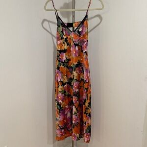 Floral Spaghetti Strap Dress